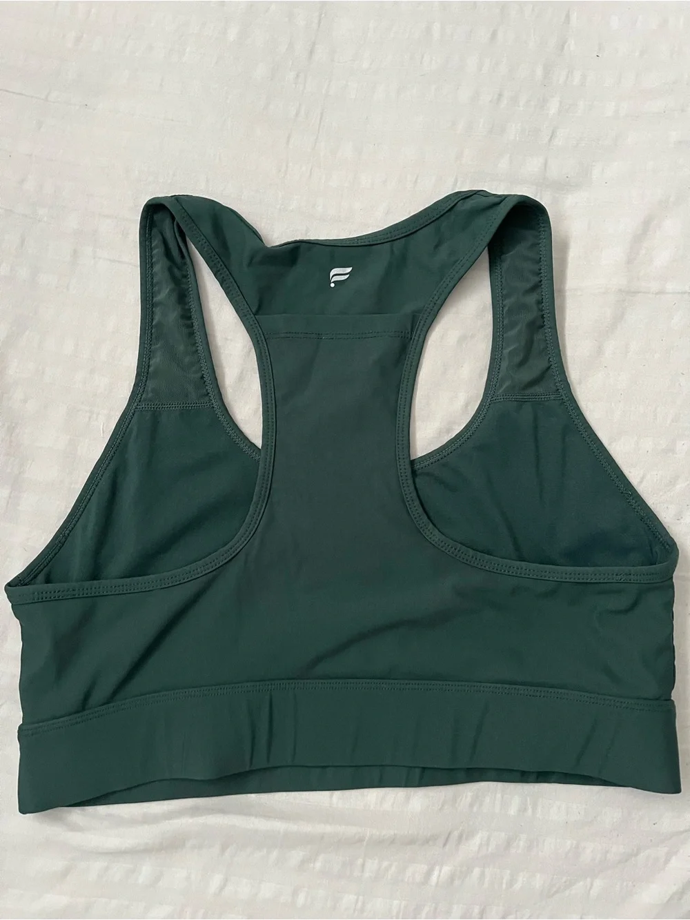 Fabletics green sports bra size large